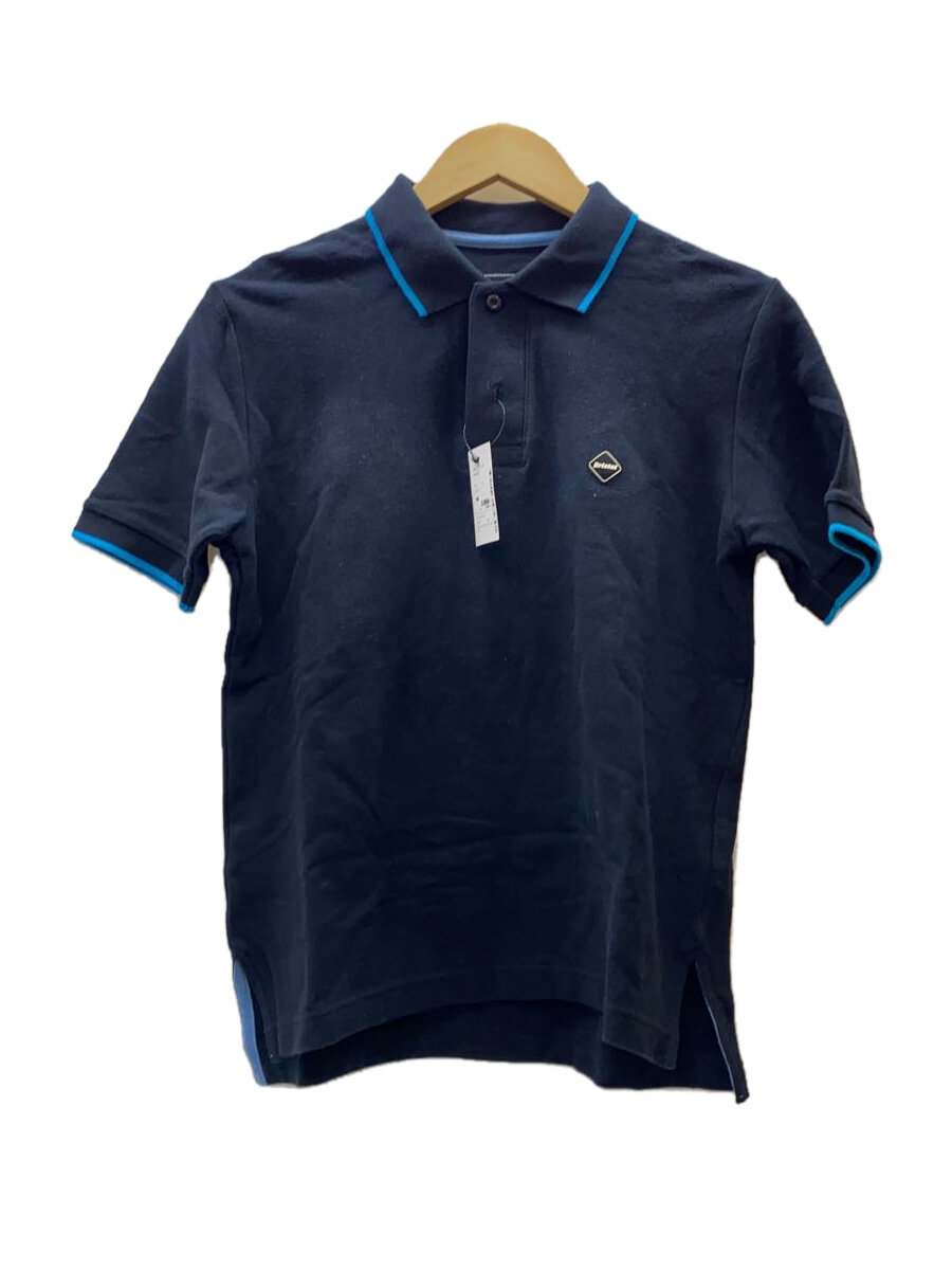 【中古】F.C.R.B.(F.C.Real Bristol)◆ポロシャツ/S/コットン/NVY/無地【メンズウェア】