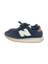 【中古】NEW BALANCE◆ローカットスニーカー/23.5cm/BLK/WS237HR1【シューズ】