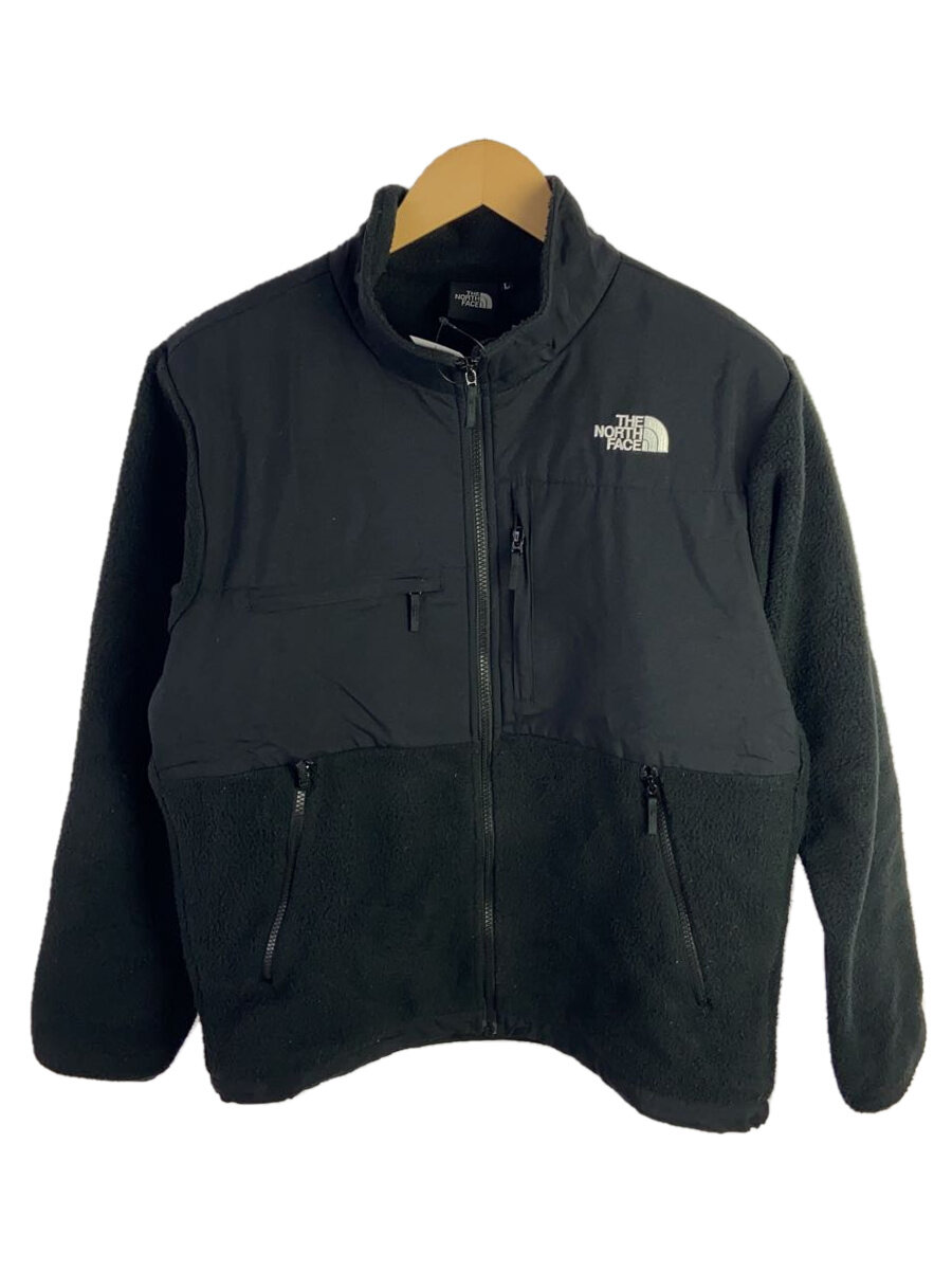 【中古】THE NORTH FACE◆DENALI JACKET/L/ポリエステル/BLK/無地/NA72501【メンズウェア】
