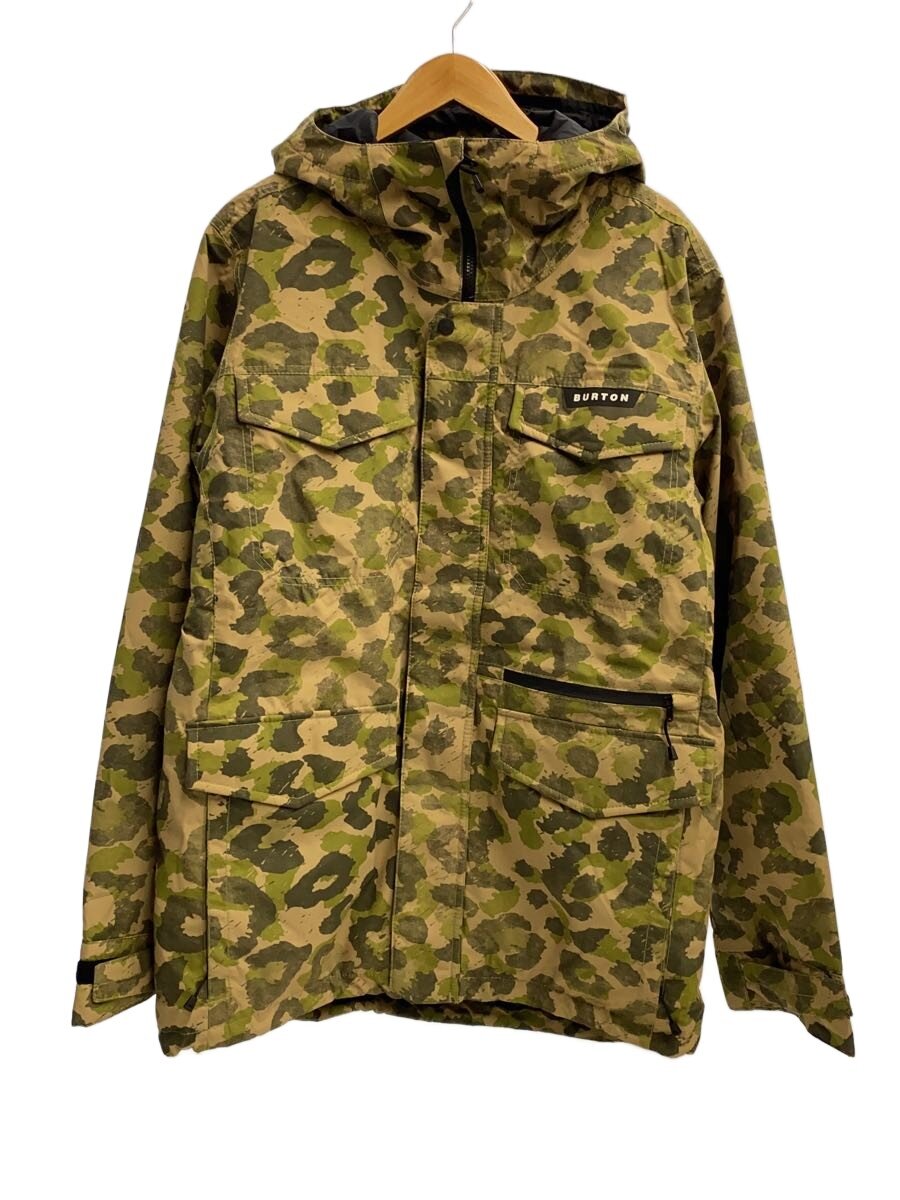 【中古】BURTON◆M COVERT/スノ-ウェア/スポーツウェアー/カモフラージュ/L/KHK/13065【スポーツ】