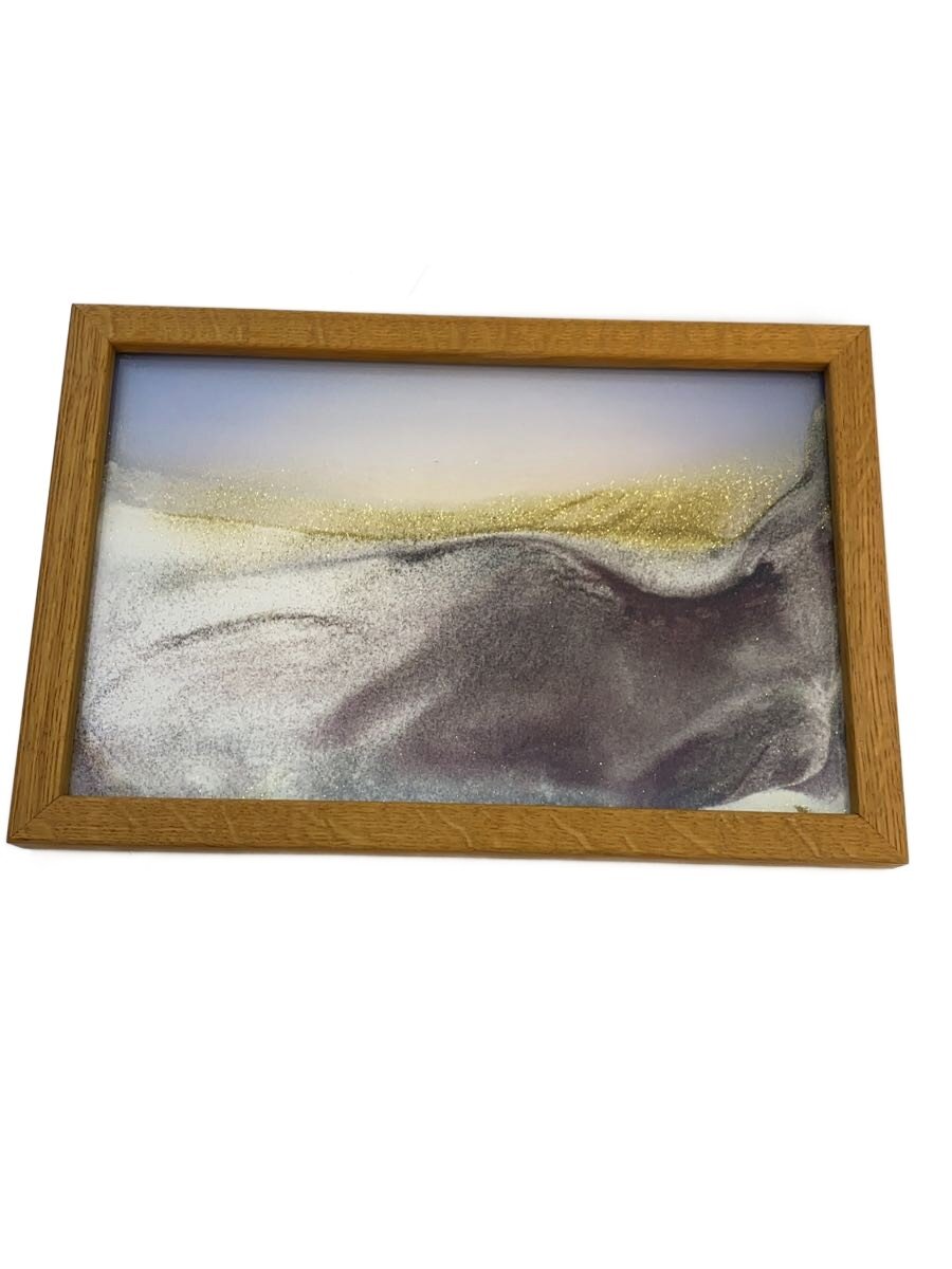 乐天商城 - 【中古】KB collection/サンドピクチャー/W4 サンセット OAK FRAME/インテリア雑貨【インテリア小物・日用雑貨】