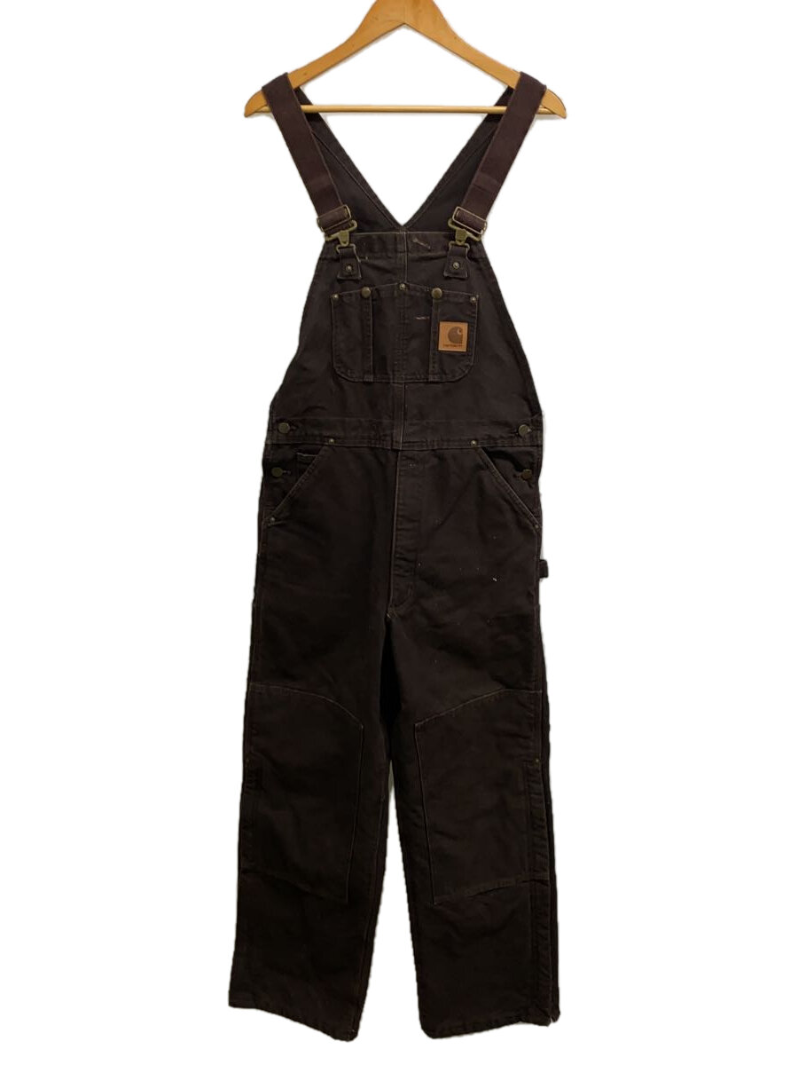 【中古】Carhartt◆タグルニー/オーバーオール/32/デニム/IDG/R27-DKB【メンズウェア】