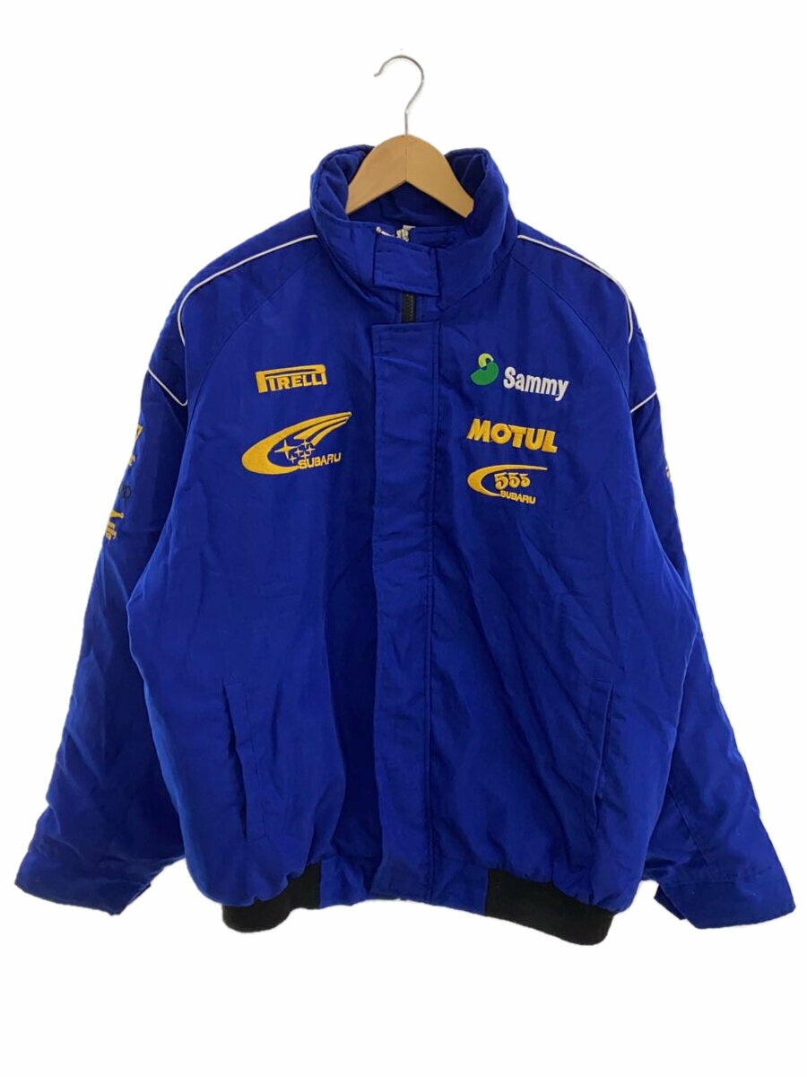 【中古】SUBARU/チームジャケット/レーシング/XL/ポリエステル/NVY【メンズウェア】