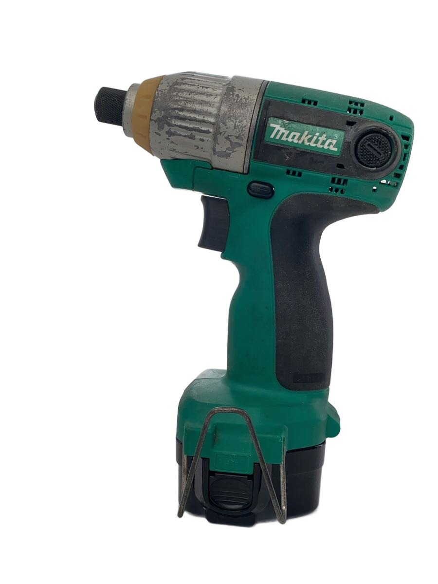 【中古】makita◆充電式インパクトドライバ-/バッテリー×2個・充電器セット/電動工具/M693D【DIY用品】