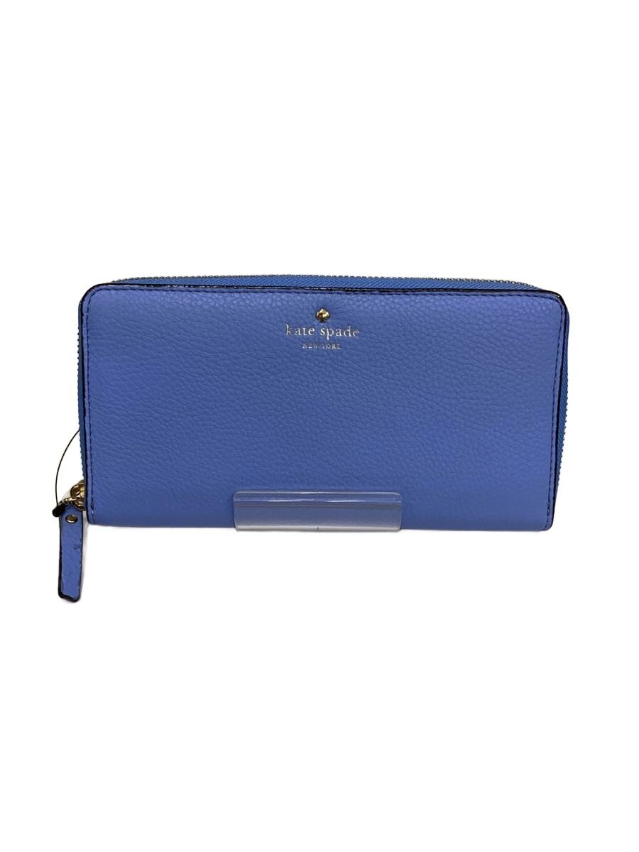 【中古】kate spade new york◆長財布/--/BLU/レディース/PWRU1801469【服飾雑貨他】