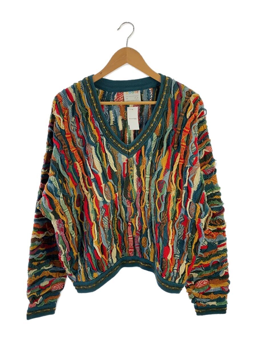 【中古】COOGI◆ニット・セーター(厚手)/M/コットン/マルチカラー/? NULL ?【メンズウェア】