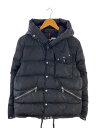【中古】MONCLER◆ダウンジャケット/2/ナイロン/BLK/無地/C20914195205//【メンズウェア】(4)