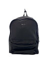 【中古】agnes b VOYAGE◆リュック/ナイロン/BLK/MS04-06【バッグ】