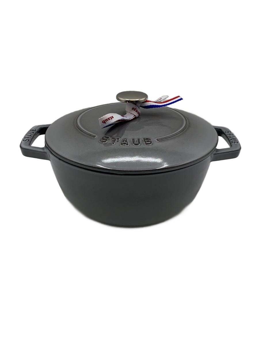【中古】Staub◆ワナベ/2.35L/20cm/40501-010【キッチン用品】