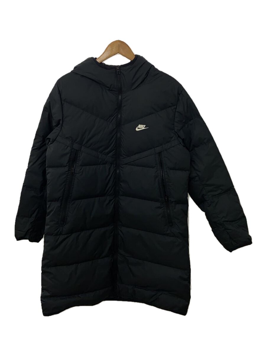 【中古】NIKE◆ダウンジャケット/M/ポリエステル/BLK//【メンズウェア】