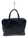【中古】PRADA◆ブリーフケース/--/BLK/鍵欠品//【バッグ】