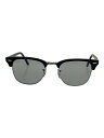 【中古】Ray-Ban◆サングラス/ウェリントン/プラスチック/BLK/GRY/メンズ/RB3016【服飾雑貨他】