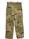 【中古】US.ARMY◆90s/チョコチップカモ/ボトム/--/コットン/BEG/カモフラ【メンズウェア】