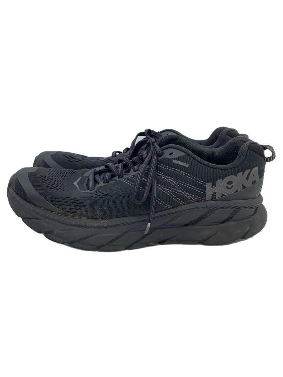 【中古】HOKA(HOKA ONE ONE)◆CLIFTON/ローカットスニーカー/27cm/BLK/F27218L//【シューズ】