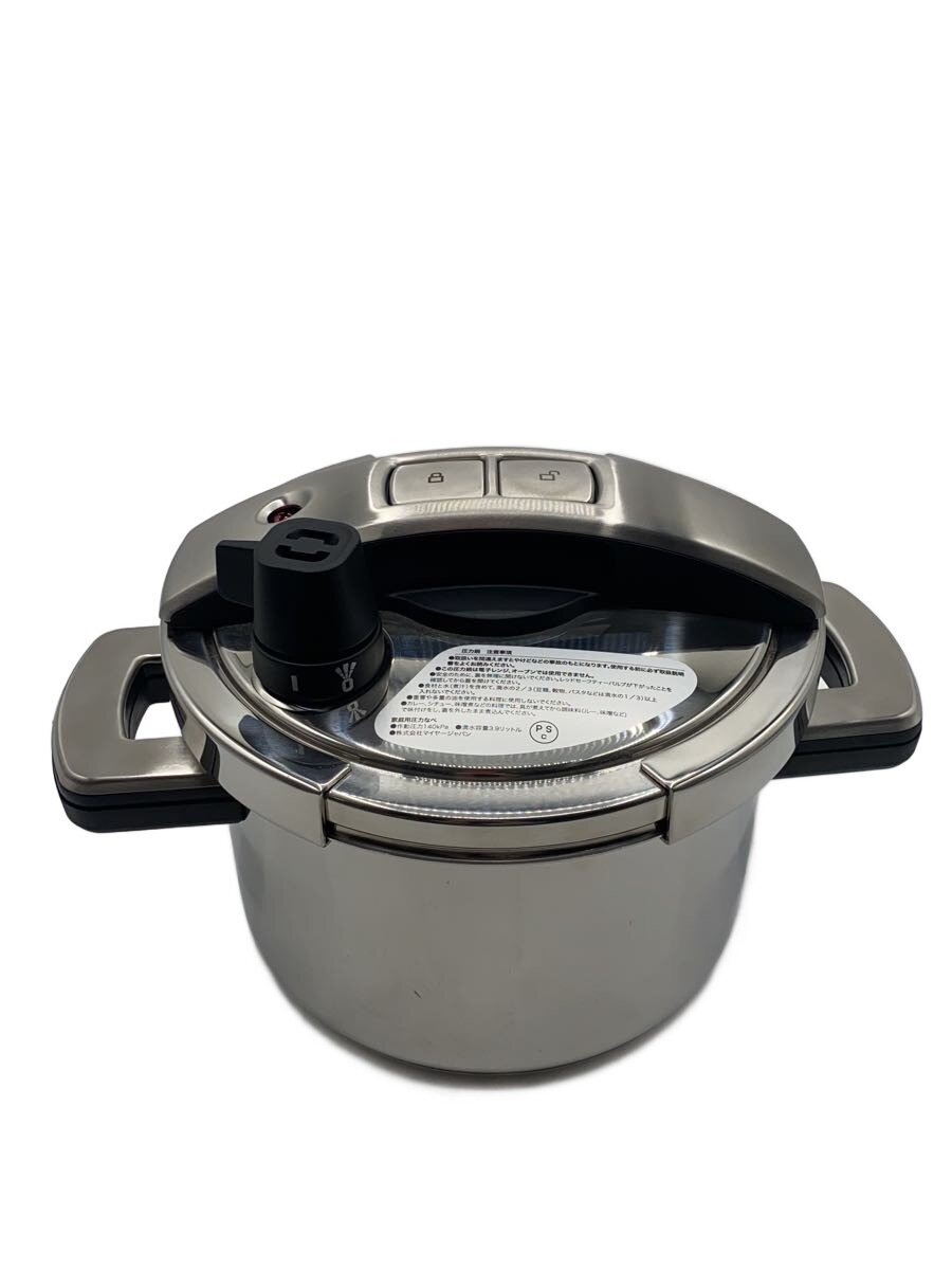 【中古】Meyer◆圧力鍋/容量:4L/SLV【キッチン用品】