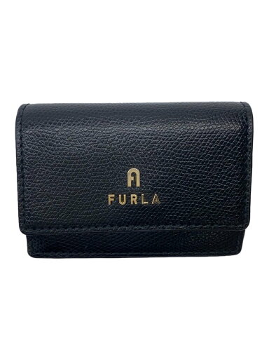 【中古】FURLA◆3つ折り財布/--/BLK/レディース/WP00318【服飾雑貨他】 【中古】FURLA◆3つ折り財布/--/BLK/レディース/WP00318【服飾雑貨他】
