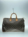 【中古】LOUIS VUITTON◆2)スピーディ40_モノグラム・キャンバス_BRW/PVC/BRW【バッグ】