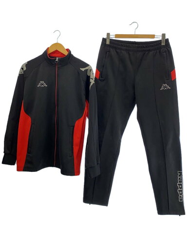 【中古】kappa◆セットアップ/L/--/BLK【メンズウェア】 【中古】kappa◆セットアップ/L/--/BLK【メンズウェア】