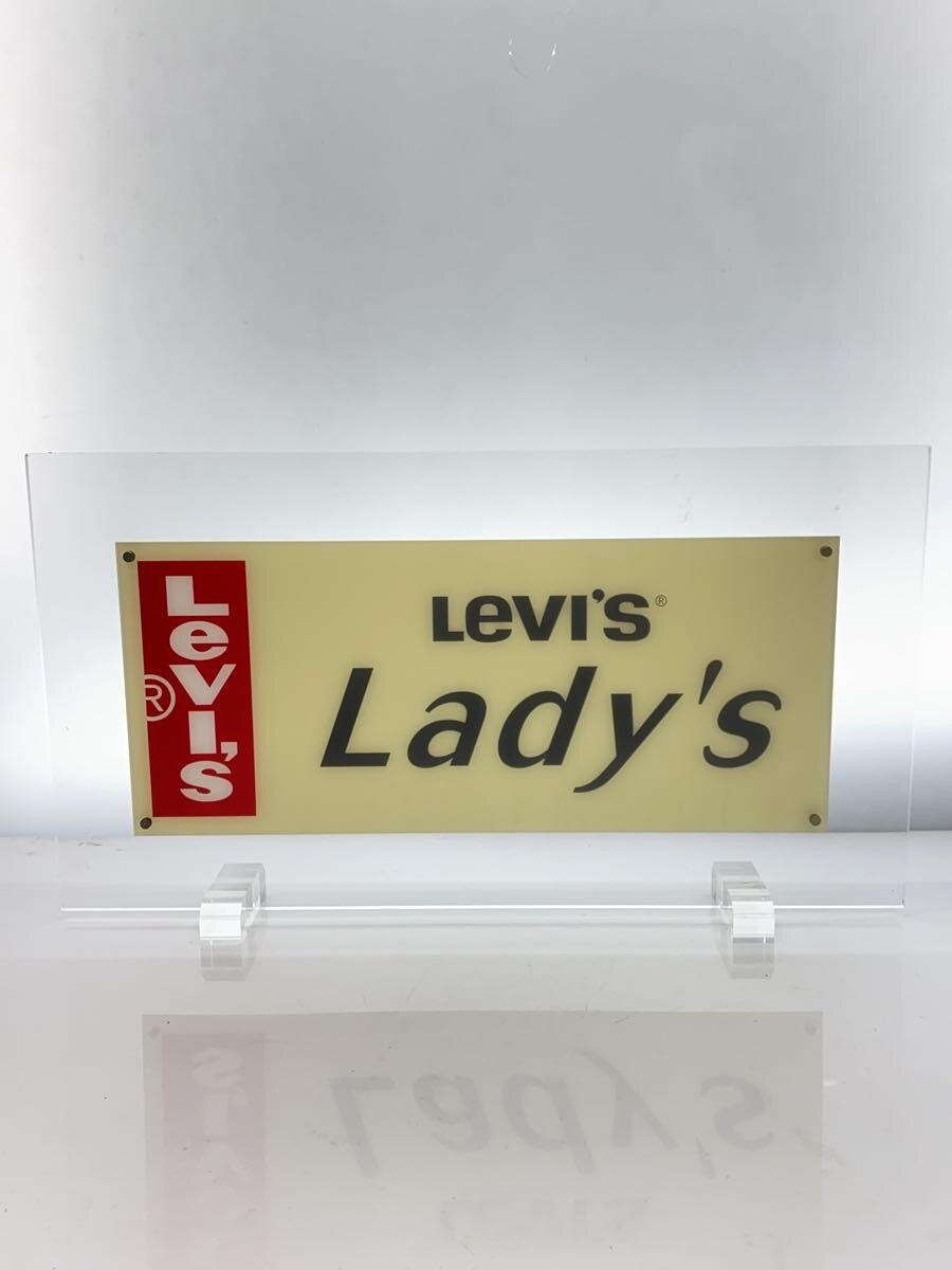 【✨希少】Levi's リーバイス　看板　約65cm x 28cm Levi's(リーバイス) / ライト付き販促用看板/インテリア雑貨/RED