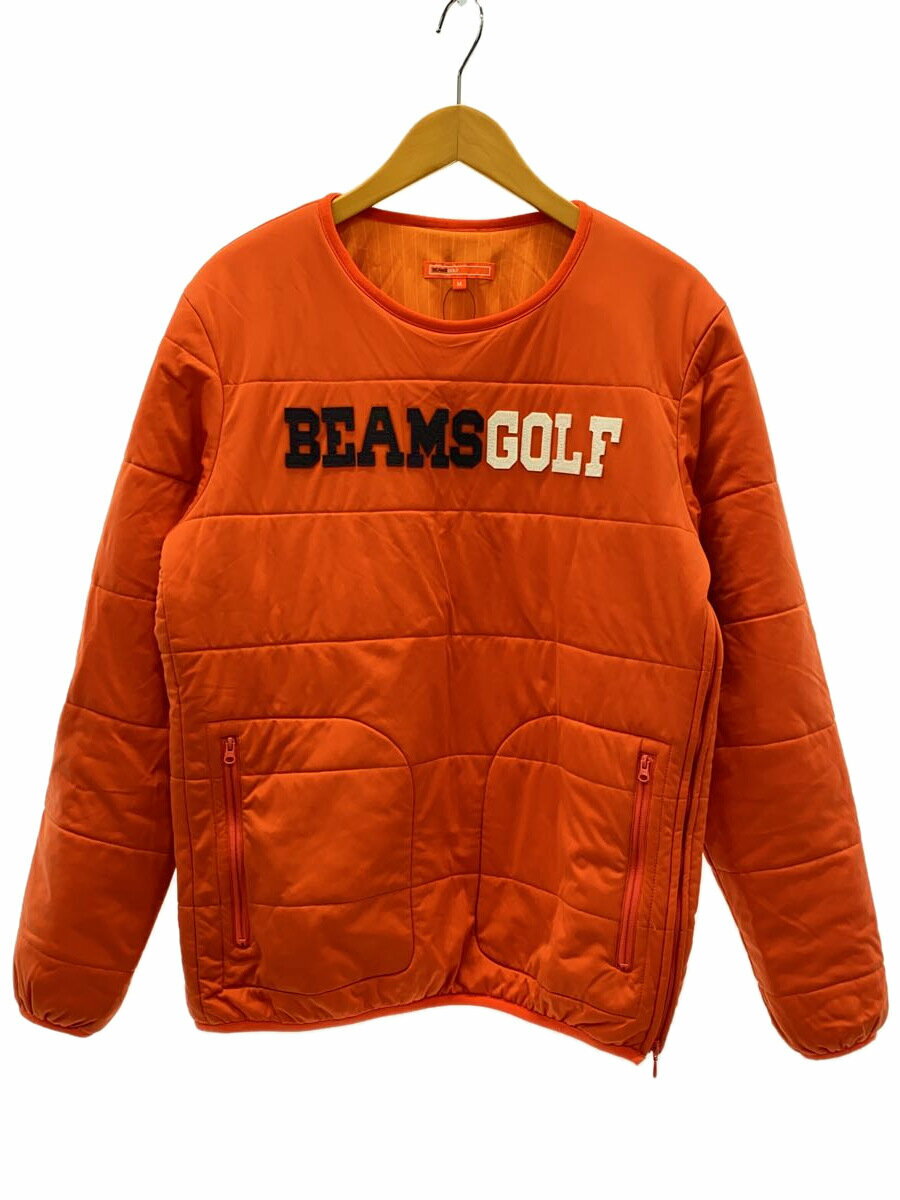 【中古】BEAMS GOLF◆ダウンジャケット/M/ポリエステル/ORN/無地/82-18-0086-887【メンズウェア】