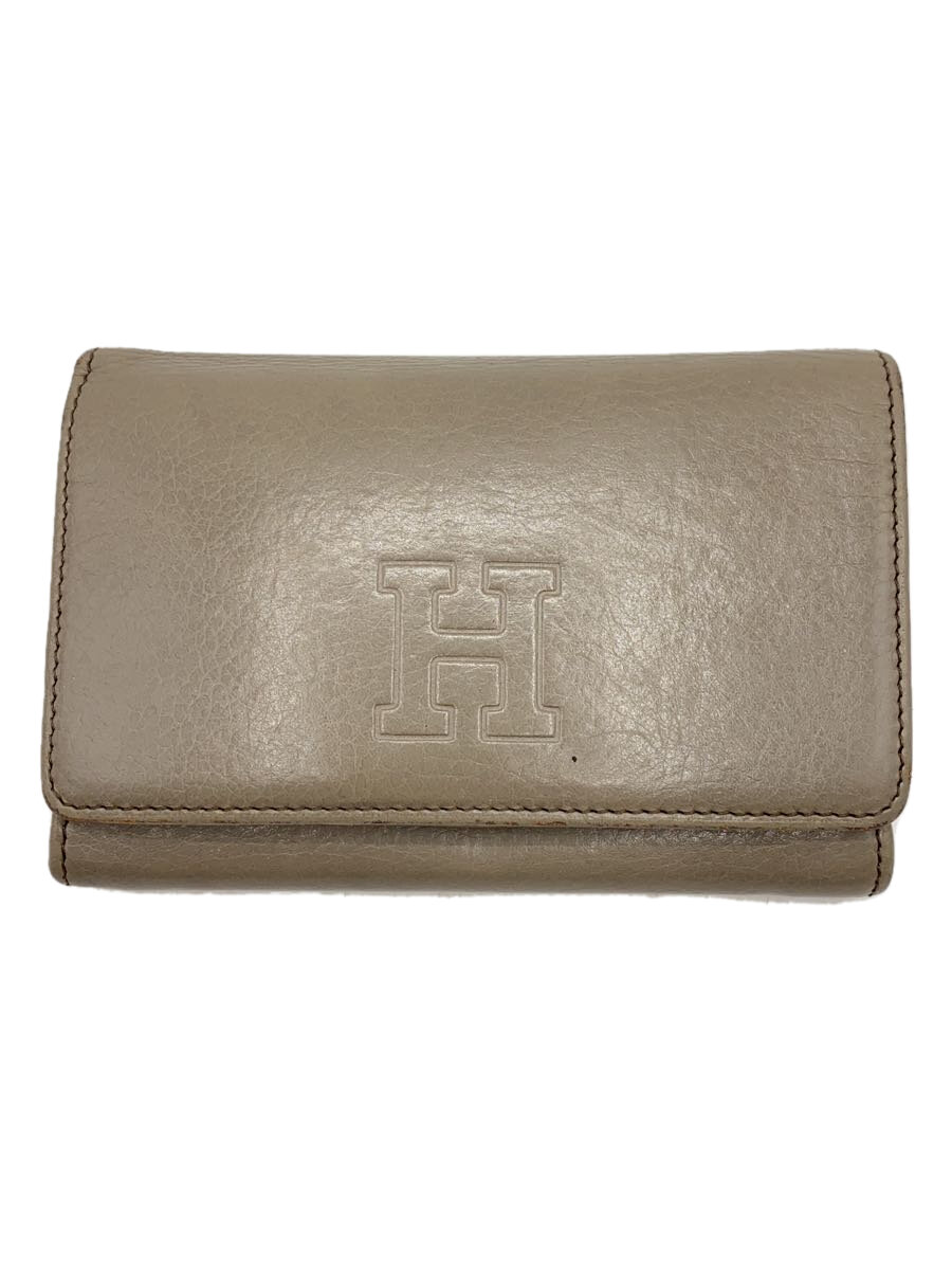 【中古】HIROFU◆2つ折り財布/--/GRY/レディース【服飾雑貨他】