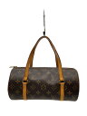 【中古】LOUIS VUITTON◆2)パピヨン26_モノグラム・キャンバス_BRW/PVC/BRW【バッグ】