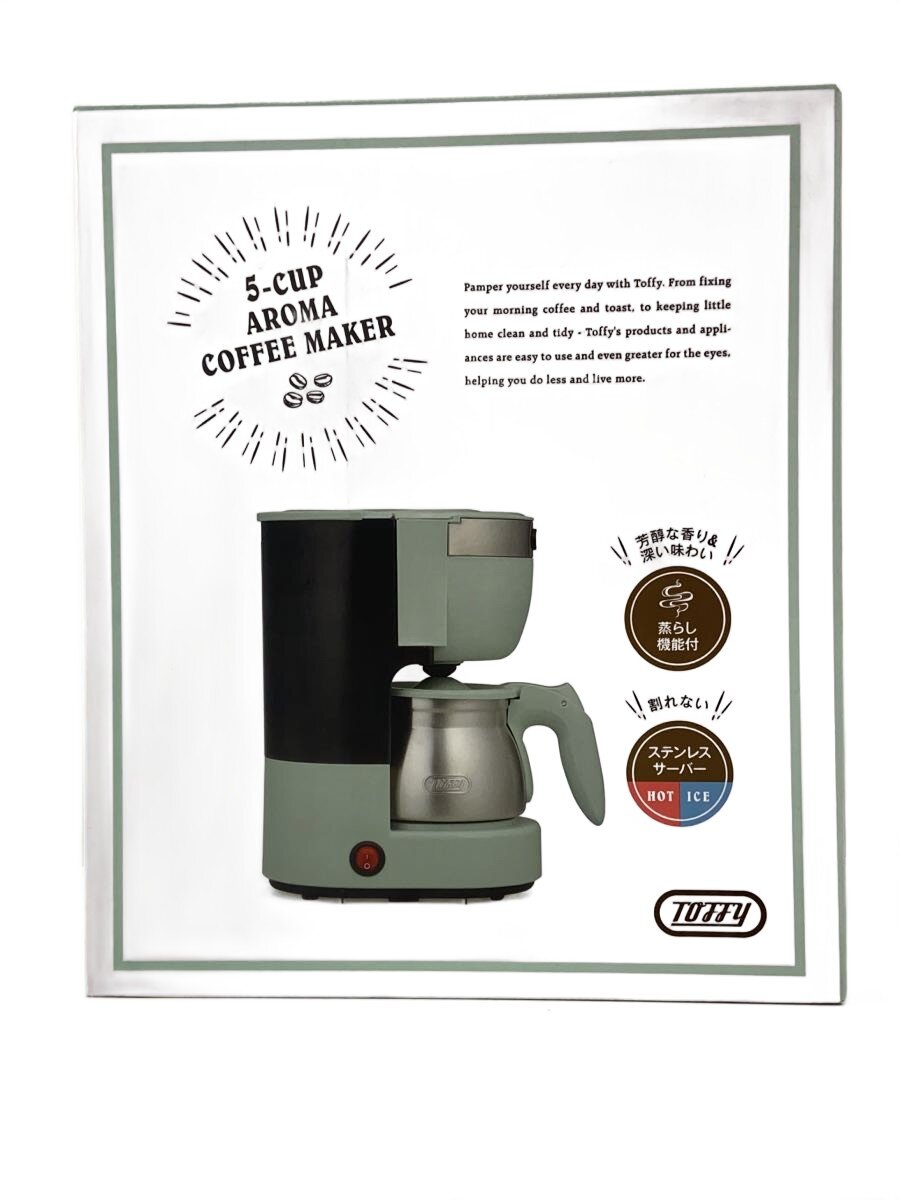 【中古】LADONNA◆コーヒーメーカー Toffy K-CM8-PA [PALE AQUA]【家電・ビジュアル・オーディオ】