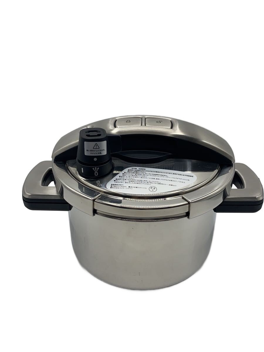 【中古】Meyer◆圧力鍋/容量:4L/SLV【キッチン用品】