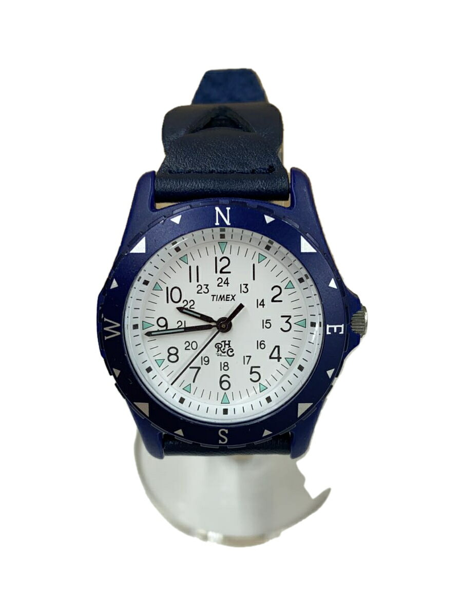 【中古】TIMEX◆クォーツ腕時計/アナ