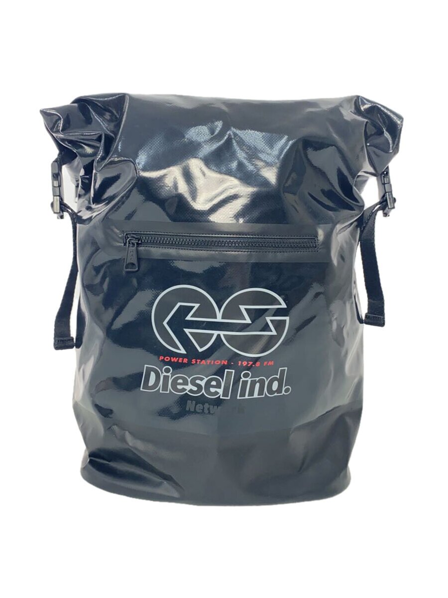 DIESEL - 【中古】DIESEL◆TRAP D BACKPACK/リュック/ナイロン/BLK/無地/X08736//【バッグ】