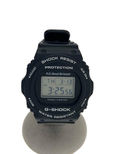 【中古】CASIO◆×F.C.R.B./クォーツ腕時計/デジタル/ラバー/BLK/BLK/DW-5750E【服飾雑貨他】 【中古】CASIO◆×F.C.R.B./クォーツ腕時計/デジタル/ラバー/BLK/BLK/DW-5750E【服飾雑貨他】