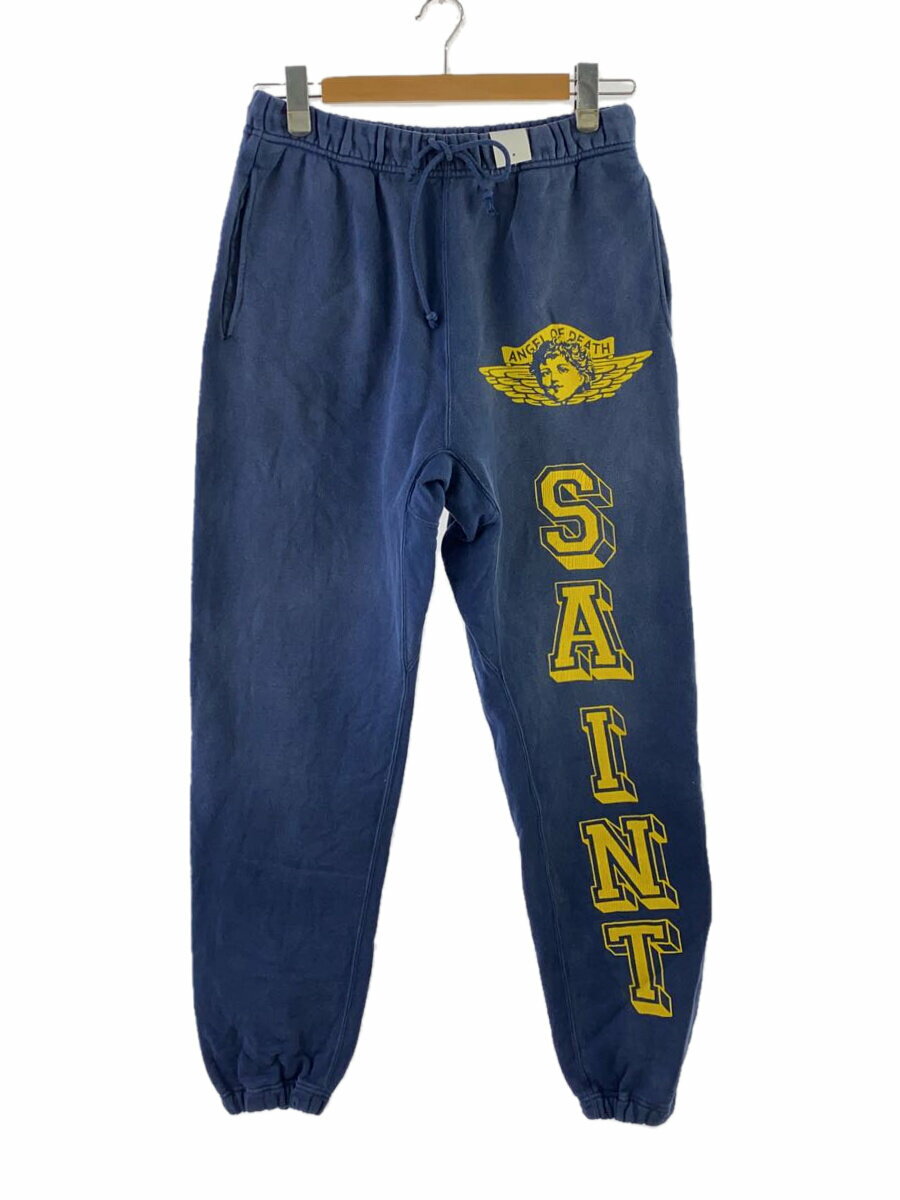 【中古】SAINT MICHAEL◆24SS/SWT PNT ANGEL/ボトム/M/コットン/NVY/SM-YS1-0000-053//【メンズウェア】