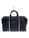 【中古】CHANEL◆旧トラベルラインヤケ変色有ボストンバッグ/--/BLK/【バッグ】(4)