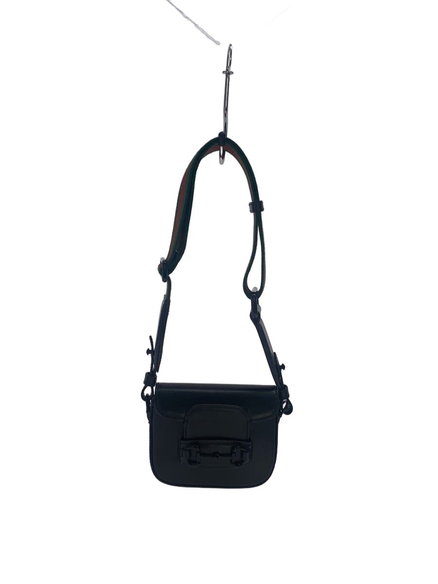 GUCCI - 【中古】GUCCI◆ショルダーバッグ/レザー/BLK/726863 525040【バッグ】