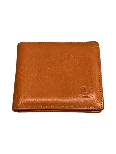 【中古】IL BISONTE◆2つ折り財布/レザー/CML/無地/メンズ【服飾雑貨他】 【中古】IL BISONTE◆2つ折り財布/レザー/CML/無地/メンズ【服飾雑貨他】