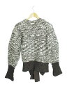 【中古】3.1 Phillip Lim◆タグ付/CHUNKY KNIT CROPPED CREW NECK/セーター/XS/BRW/F212-7499CCW【レディースウェア】