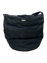 【中古】STUSSY◆ショルダーバッグ/ナイロン/BLK/無地【バッグ】