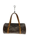 【中古】LOUIS VUITTON◆2)パピヨン26_モノグラム・キャンバス_BRW/PVC/BRW【バッグ】