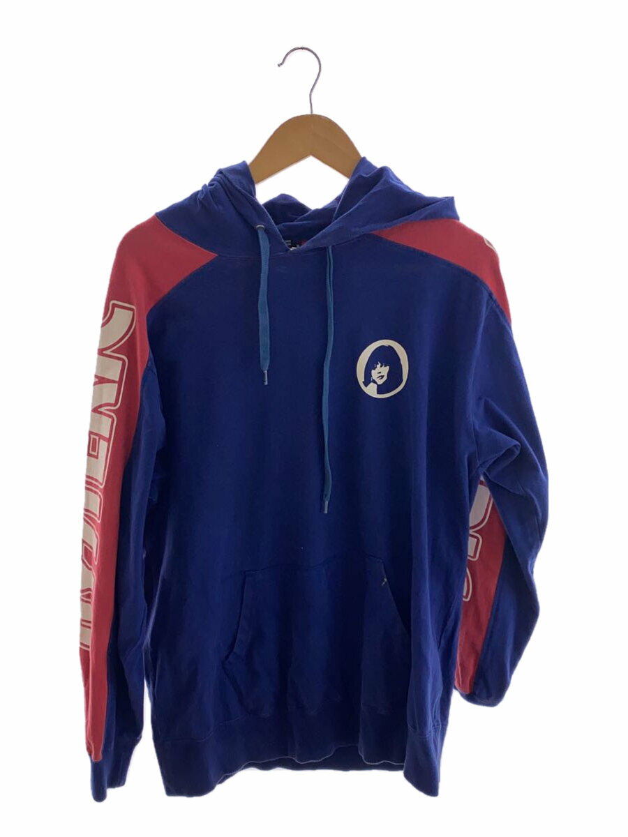 【中古】HYSTERIC GLAMOUR◆CIRCLE GIRL/パーカー/M/コットン/BLU/02201CF07【メンズウェア】