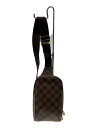 【中古】LOUIS VUITTON◆ダミエ・エベヌ/ジェロニモス/ウエストバッグ/PVC/BRW/総柄/N51994【バッグ】