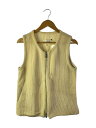 【中古】Maison Margiela◆ニットベスト(厚手)/S/ウール/IVO/無地/50GP006115515/穴有/汚れ有//【メンズウェア】