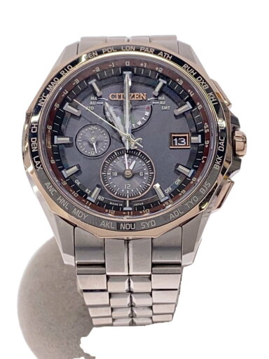 【中古】CITIZEN◆ソーラー腕時計/アナログ/チタン/GRY/SLV/チタン/H820-T025145【服飾雑貨他】 【中古】CITIZEN◆ソーラー腕時計/アナログ/チタン/GRY/SLV/チタン/H820-T025145【服飾雑貨他】