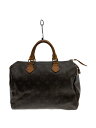【中古】LOUIS VUITTON◆1)スピーディ30_モノグラム・キャンバス_BRW/PVC/BRW/総柄【バッグ】