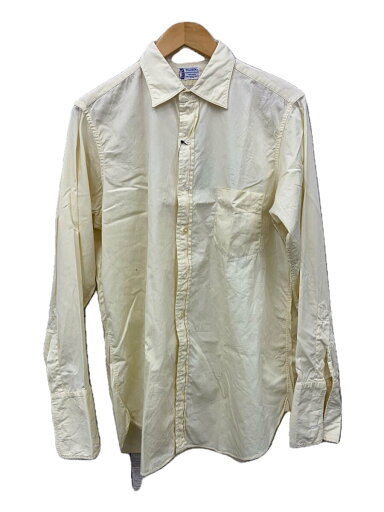 【中古】PILGRIM◆50S/レギュラーカラー/長袖シャツ/15.5/コットン/CRM【メンズウェア】 【中古】PILGRIM◆50S/レギュラーカラー/長袖シャツ/15.5/コットン/CRM【メンズウェア】