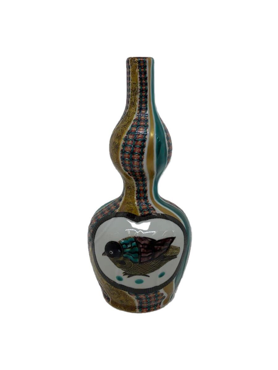 【中古】九谷焼◆三代目 三ツ井為吉/一輪生/木箱有/陶歴無/インテリア雑貨/マルチカラー【インテリア小物・日用雑貨】