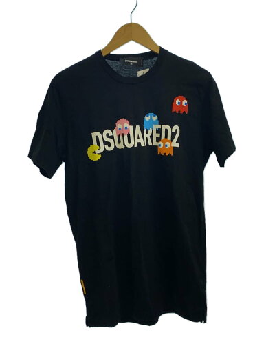 【中古】DSQUARED2◆パックマン/23AW/Tシャツ/XS/コットン/BLK/S71GD1349 S23009【メンズウェア】 【中古】DSQUARED2◆パックマン/23AW/Tシャツ/XS/コットン/BLK/S71GD1349 S23009【メンズウェア】