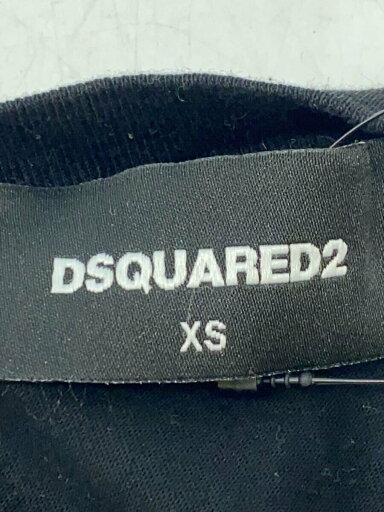 【中古】DSQUARED2◆パックマン/23AW/Tシャツ/XS/コットン/BLK/S71GD1349 S23009【メンズウェア】