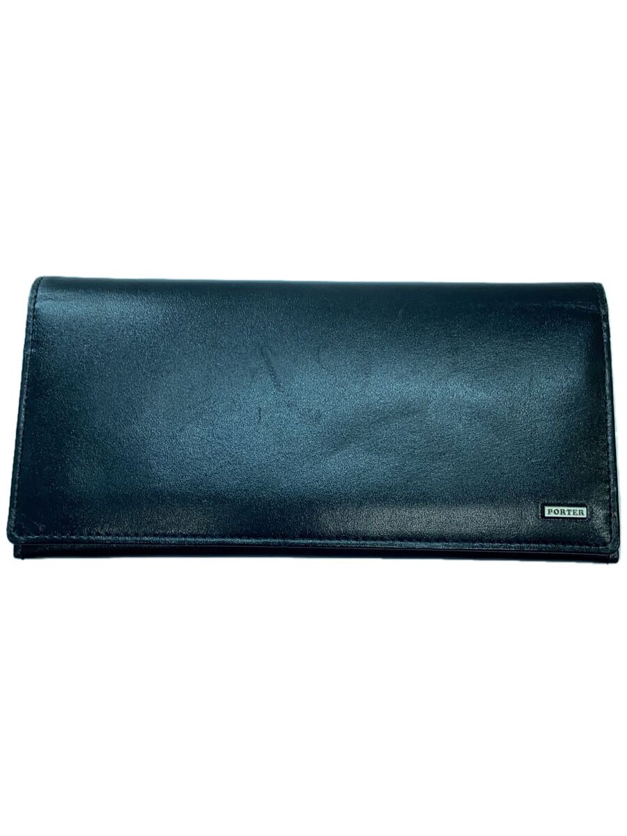 【中古】PORTER◆長財布/--/BLK/無地/メンズ【服飾雑貨他】