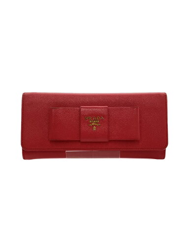 【中古】PRADA◆長財布/レザー/PNK/無地/レディース【服飾雑貨他】 【中古】PRADA◆長財布/レザー/PNK/無地/レディース【服飾雑貨他】