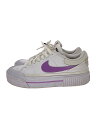 【中古】NIKE◆COURT LEGACY LIFT_コート レガシー リフト/24cm/ホワイト【シューズ】